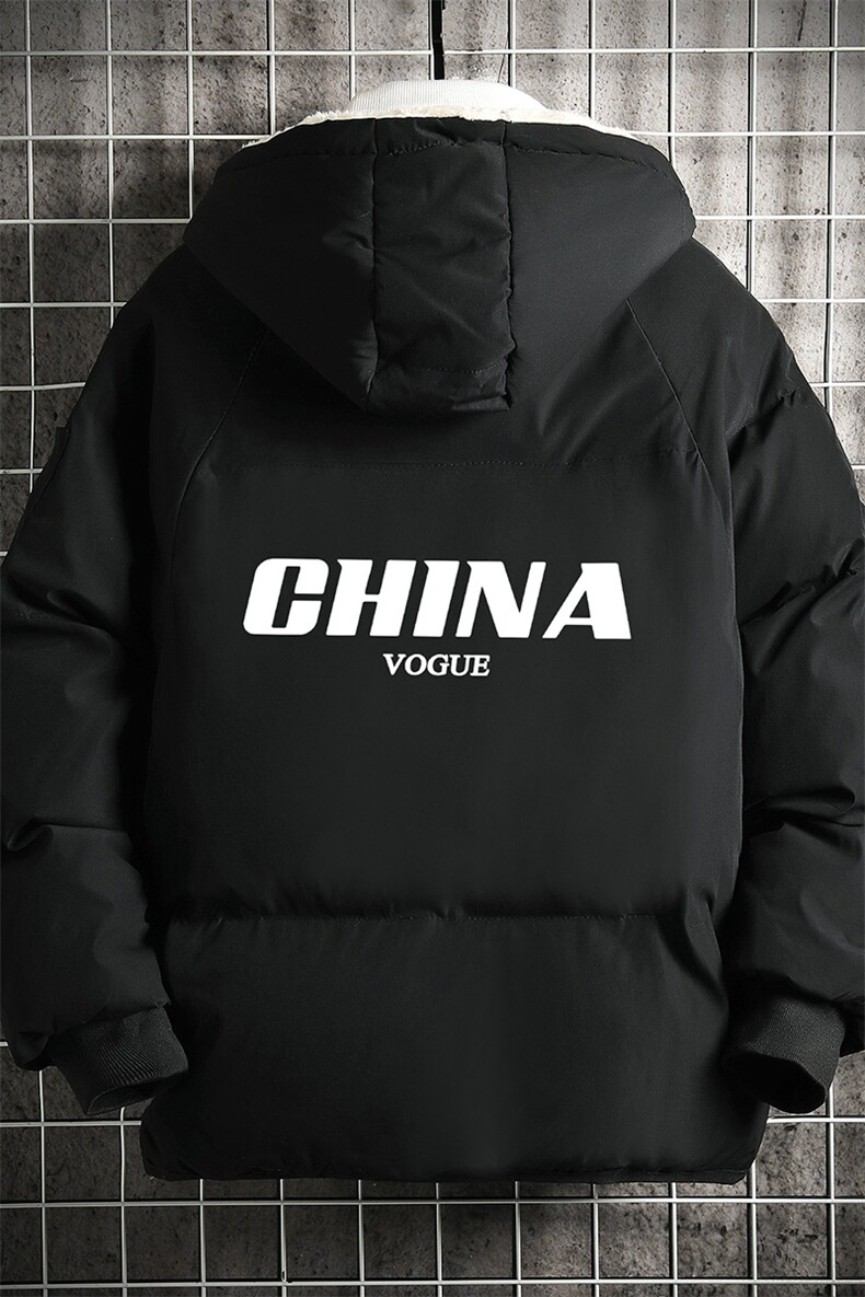 MY16001-P100加厚加绒连帽衣男大码服男面包服男网格挂拍,男装棉衣,电商A040A