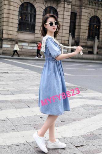 天丝牛仔，披肩两件套连衣裙，排单热销中，女装连衣裙，魅影菲怡