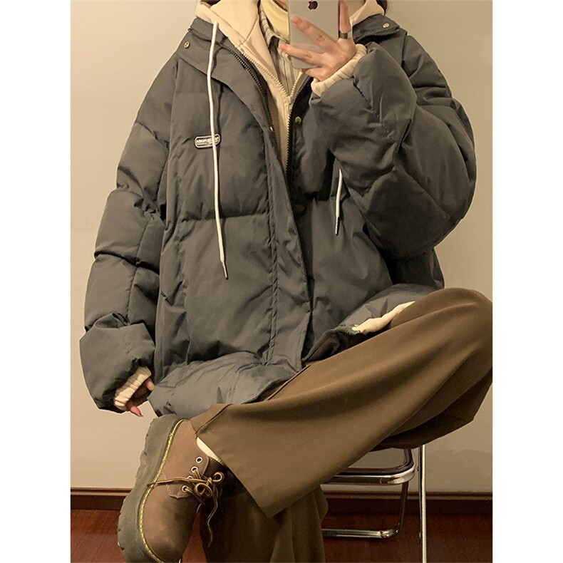 冬季宽松/连帽休闲外套潮加厚棉衣XZ102B-1M6628-P110,男装棉衣,星座102B-1