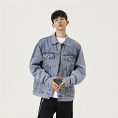 2025新款牛仔韩版字母刺绣工装潮流水洗外套N608/P105158，男装工装外套，星座202