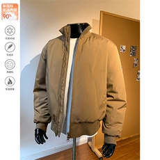 90白鸭绒飞行夹克双拉链廓形羽绒服外套男5D1143-TP109不，男装夹克，电商A102