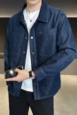 牛仔外套男2025新款春秋季衬衫式宽松偏大夹克C317-JK1682-P135，男装夹克，电商C317