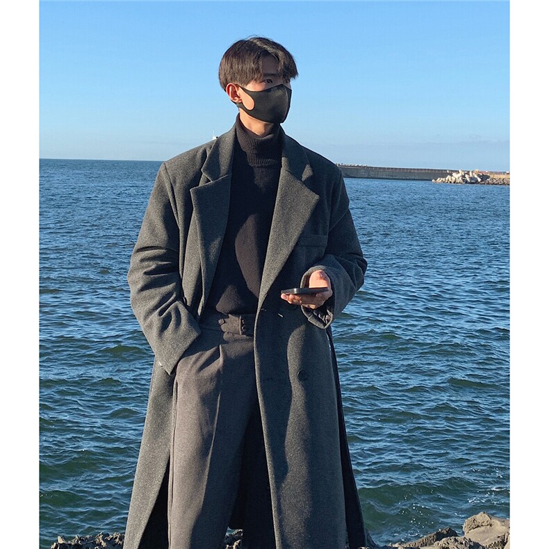 高点击主图现货毛呢大衣男中长款DY14-P125控168,男装毛呢大衣,星座403（原603-1）