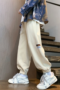 港风宽松束脚裤男生休闲裤加绒长裤KD561-P60图片