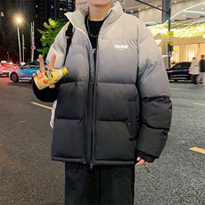 量大优可提供视频冬棉衣立领渐变HD019-1-MF5322-P75，男装棉衣，电商019-1