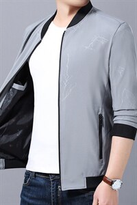 2023年春款休闲时尚高端男士外套上衣夹克P75图片
