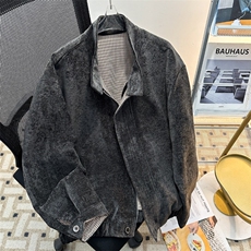 哈灵顿cleanfit夹克男女春季树纹肌理千鸟格内里外套610A-JK8564，男装夹克，星座610A