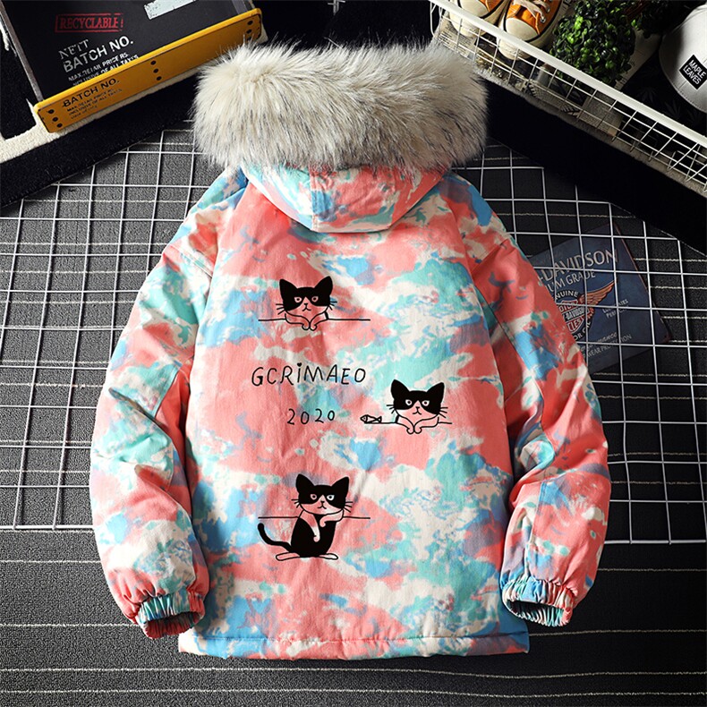 MC49095-P135日系潮衣男大码派克服男工装服外套袄,男装棉衣,电商A040A
