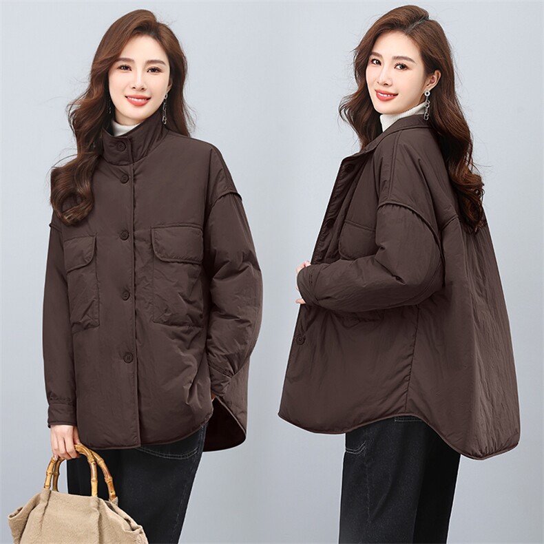 2023秋冬新款单排扣保暖棉衣,女装棉衣/棉服,小林双子