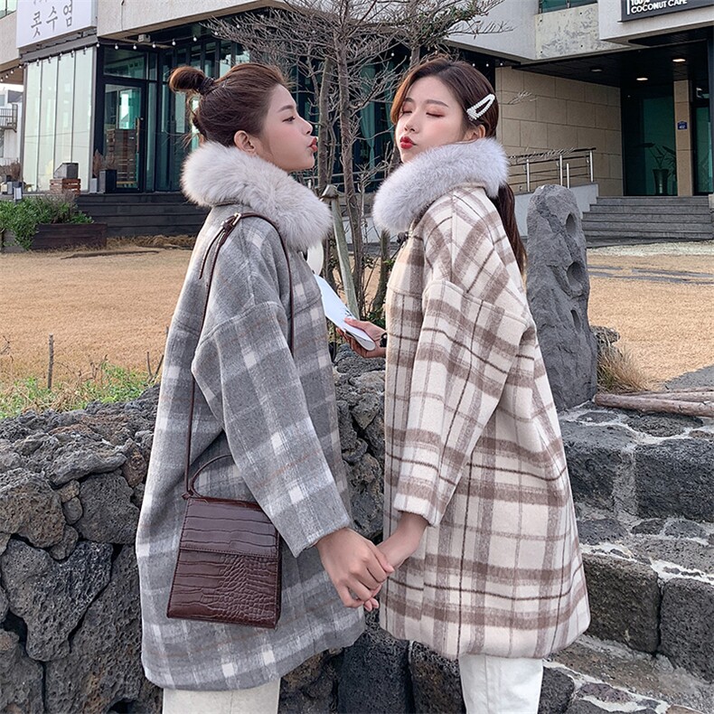 已出货8511B-8032020冬季新款中长款毛呢外套,女装毛呢外套,惟卡贝娜
