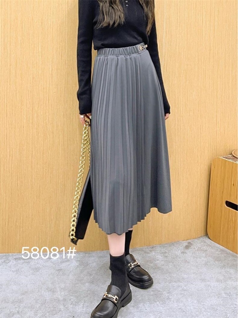 丝绒百褶裙，其它，千百莲