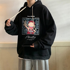 8XL连帽卫衣男大码胖子帽衫大号运动服WY2392-P35，男装卫衣，电商A040