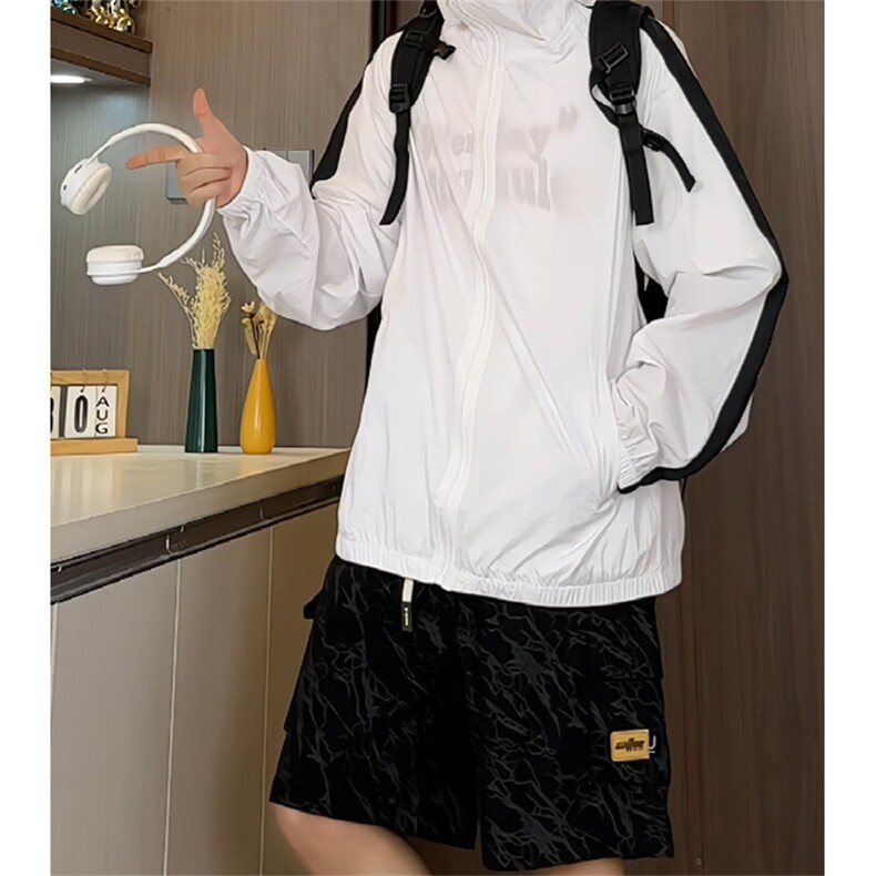 F9065/P45有报告UPF50+紫外线防晒衣男薄款防晒服夹克皮肤衣，男装防晒衣，电商A141