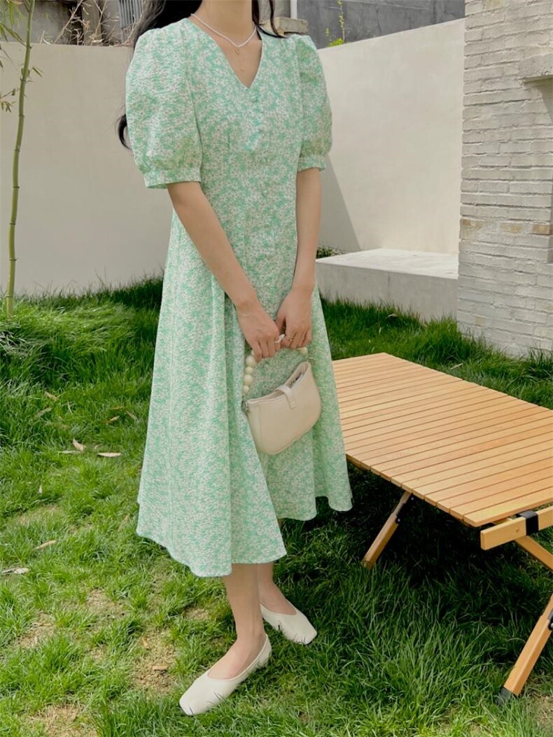 【订单款】夏季新款碎花系列连衣裙，女装连衣裙，奥瑾