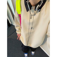基础纯色圆领套头卫衣简约设计感上衣情侣款W4691-特价P25，男装卫衣，电商A007