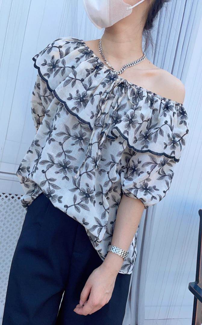 一字肩小衫，其它，麦缇诺