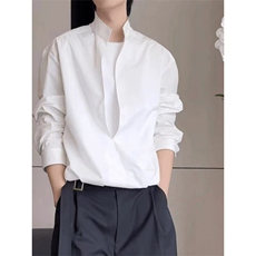 高质量痞帅假两件衬衫ZC0131-特P50，男装衬衫，星座313A(原308A-2)