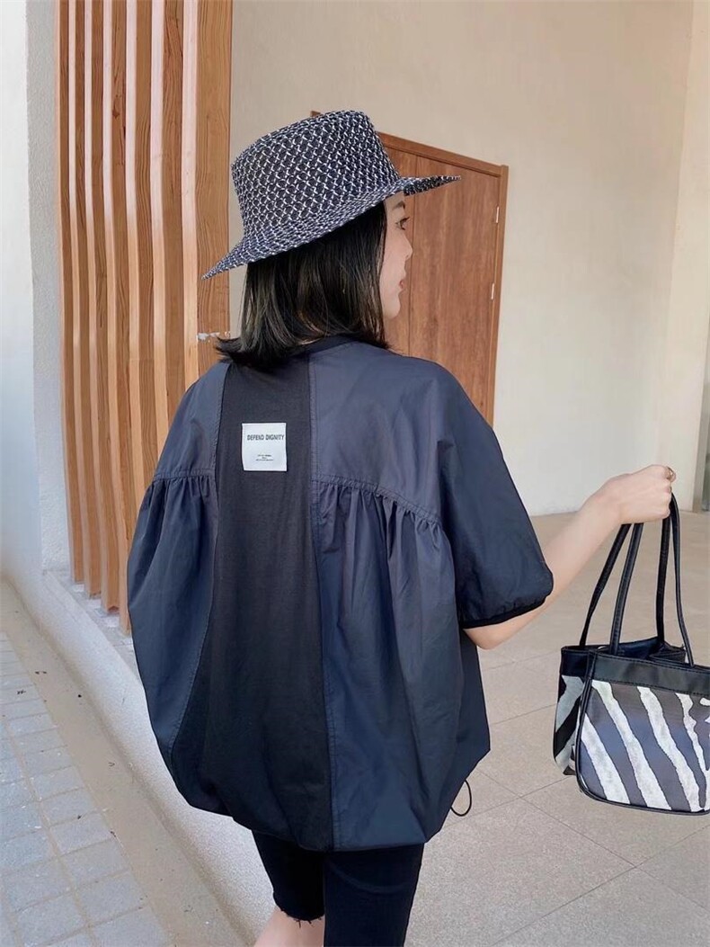 ［爱美欧］夏季新款阔版小衫，女装，爱美欧