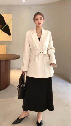 韩版时尚收腰西装，女装西装，H101