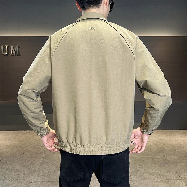 秋季新款夹克外套男春秋休闲百搭时尚翻领男士刺绣夹克N815-P75,男装夹克,星座310B-3