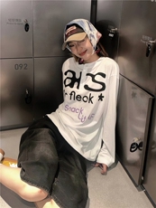 网图美式复古亚麻速干亨利领长袖t恤男女夏季新款潮牌休闲特P33，男装T恤，电商C306-1