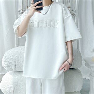 212A-T2580 特25批48 新款钢印字母经典百搭T恤男女通用短袖，男装T恤，星座212A（原A324）