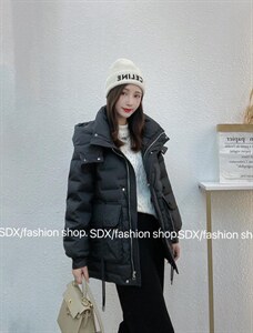 【现货】高品质带帽羽绒服图片