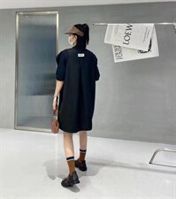 带标连衣裙，女装连衣裙，C&B