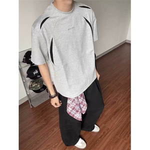 冰感液氮棉分割刺绣短袖ZX0294-特批35图片