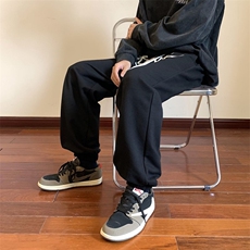 秋冬加绒加厚数据款束脚卫裤50棉50聚酯纤维XZ604-KP80JR-P65控78，男装休闲裤，星座604
