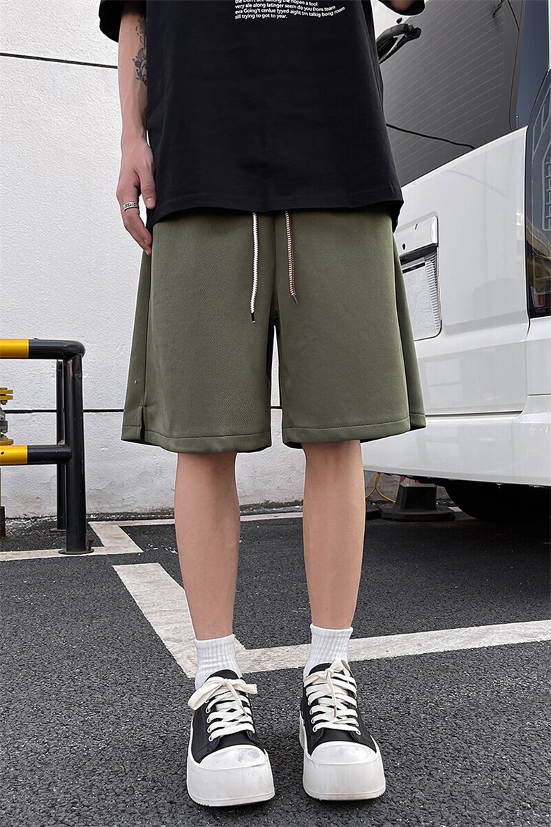 8XL-M特大码短裤男宽松运动裤夏季休闲裤户外冰丝五分裤DK1530P25,男装休闲裤,电商D206-1