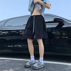休闲百搭短裤男新款夏季薄款大码宽松外穿胖mm运动中裤，男装牛仔裤，四季星座505