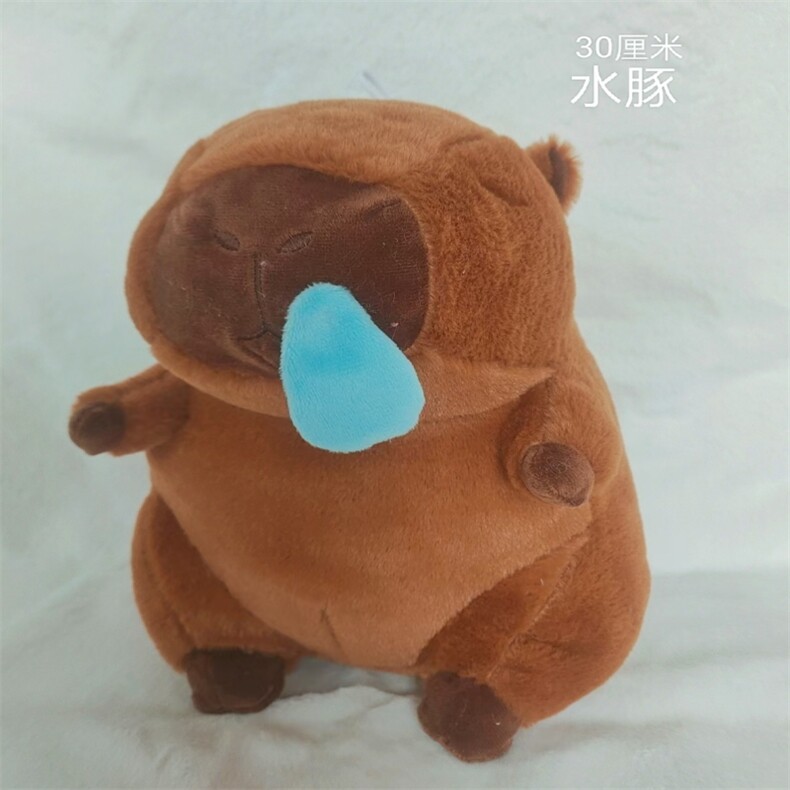 水豚，优晨毛绒玩具