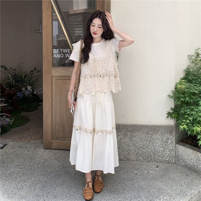 现货2025年夏季新款女装三件套装裙,女装套装/套裙,2C120