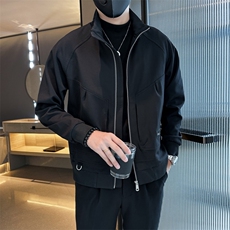 2025秋季社会小伙帅气男立领夹克外套JK29P105控148，男装夹克，电商B276A