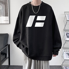 麂皮绒卫衣男大码重磅长袖t恤男JW81435-P35，男装T恤，电商A040