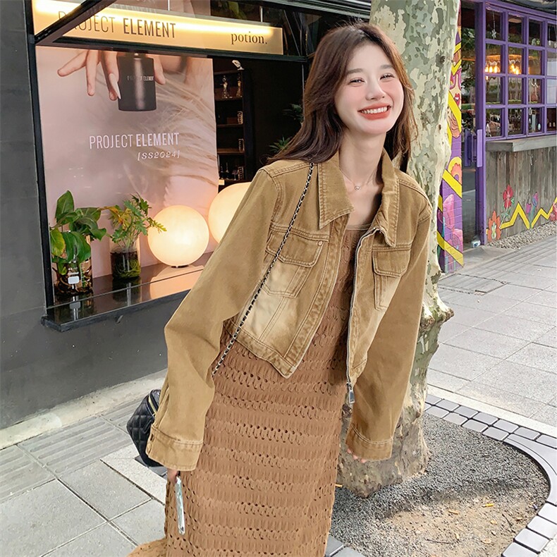 现货-春季新款卡其色两件套203-6023-P175-K248，女装套装/套裙，浙宝203