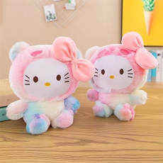 彩色站款凯特猫	兔毛
