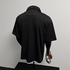 PL9006-P35-控58-假两件现货POLO衫男短袖T恤纯色翻领透气网眼，男装T恤，星座116