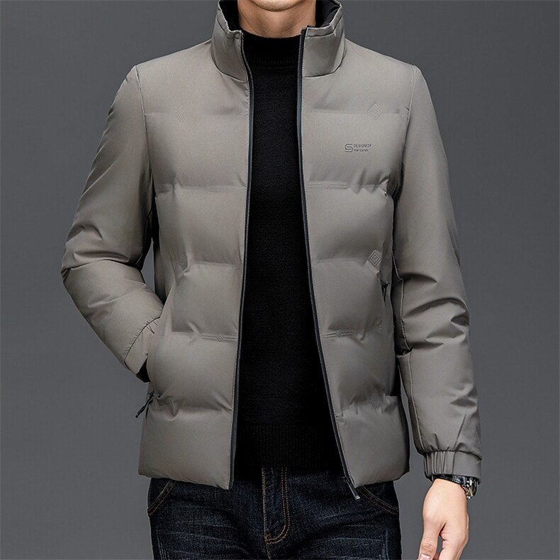 男立领保暖面包服冬季立领户外防寒压胶棉服男装轻商务棉衣休闲服,男装棉衣,电商B212（原钱塘6029）