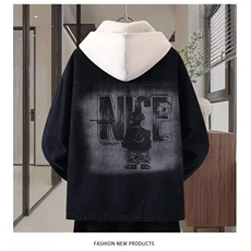 1605-1/W9421/p60春秋季高级感牛仔衣服男外套2025新款初高中学生，男装工装外套，星座1506