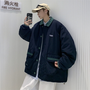 2022外套男秋冬韩版潮流潮牌棉服男休闲百搭上衣棉衣M0814-P85图片