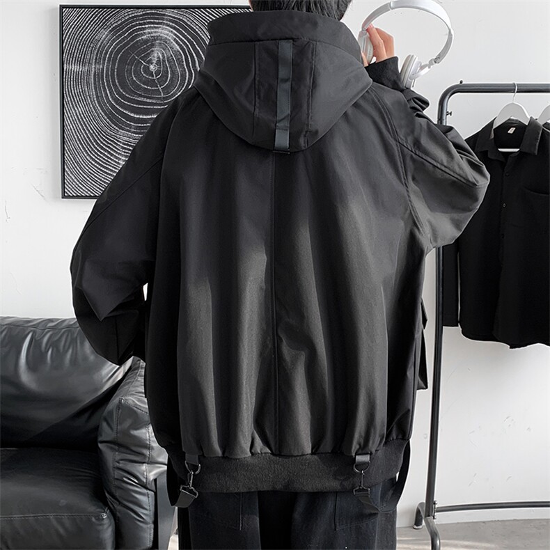 男春季新款黑色连帽卫衣W0008P60，男装卫衣，星座1116-2
