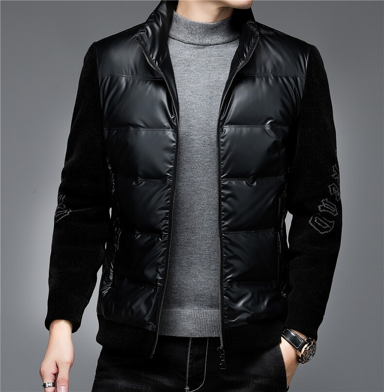 2023冬装新款中老年休闲羽绒服男厚鸭绒外套上衣ALXB21030-P275,男装羽绒服,电商B212（原钱塘6029）