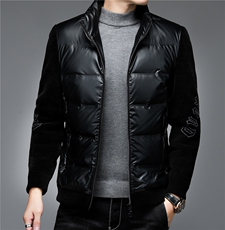 2023冬装新款中老年休闲羽绒服男厚鸭绒外套上衣ALXB21030-P275，男装羽绒服，电商B212（原钱塘6029）
