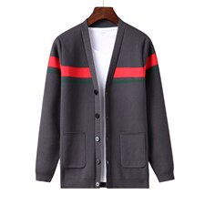 HPN-A009男士2023年秋季新款长袖针织开衫青年休闲外套服装P75，男装针织衫/毛衣，电商B360
