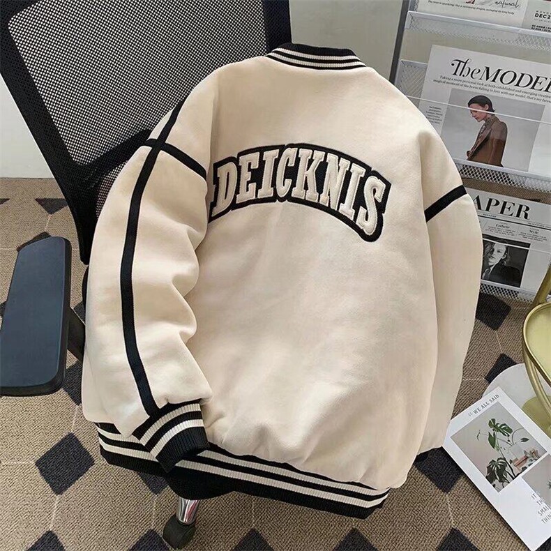 美式拼接情侣款棒球服男女春上衣韩版ins休闲卫衣外套MF338-P103,男装卫衣,星座412-3
