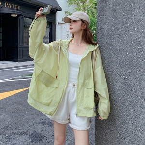 轻薄连帽防晒衣外套女夏季2025新款网红爆款减龄流行超火上衣夹克图片