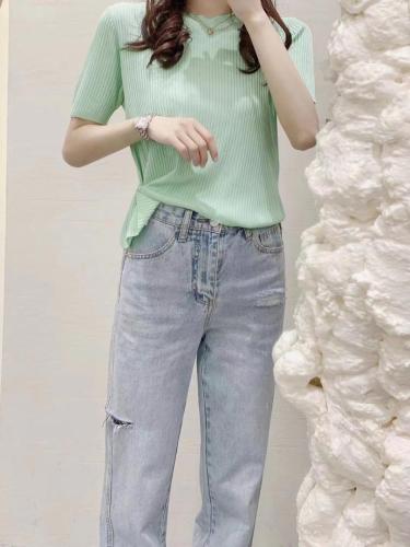 一粒扣针织上衣,女装,WW9