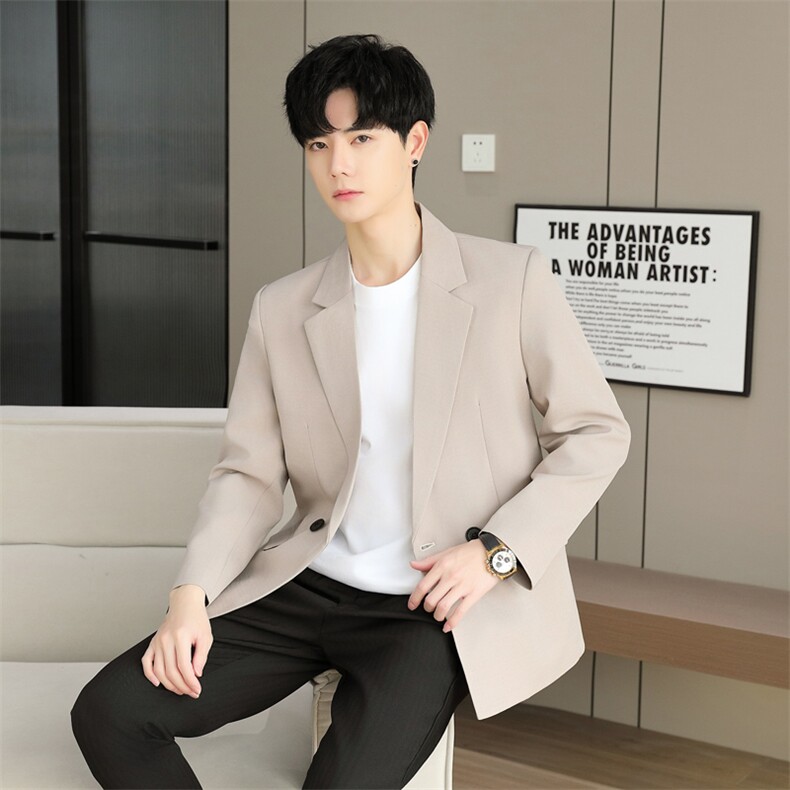 X508-P902025秋装时尚男士休闲商务小西装西服外套，男装西服，星座507A（原星座306B-2）